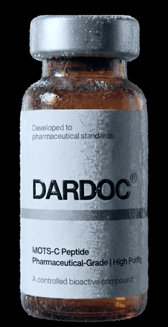 A clinical-grade peptide vial alongside a printed Certificate of Analysis on a soft cream background